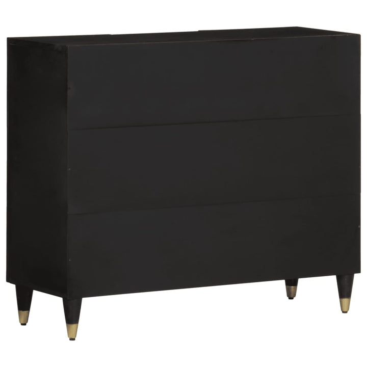 skab 90x33x75 cm massivt mangotræ