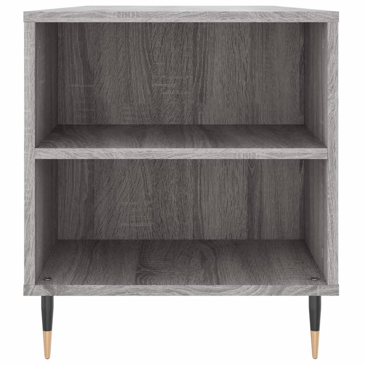 sofabord 102x44,5x50 cm konstrueret træ grå sonoma-eg