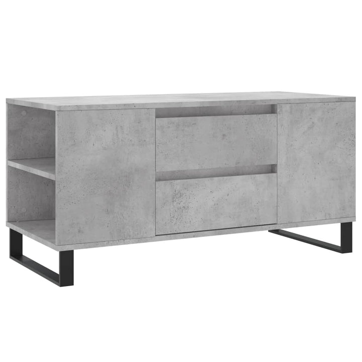 sofabord 102x44,5x50 cm konstrueret træ betongrå