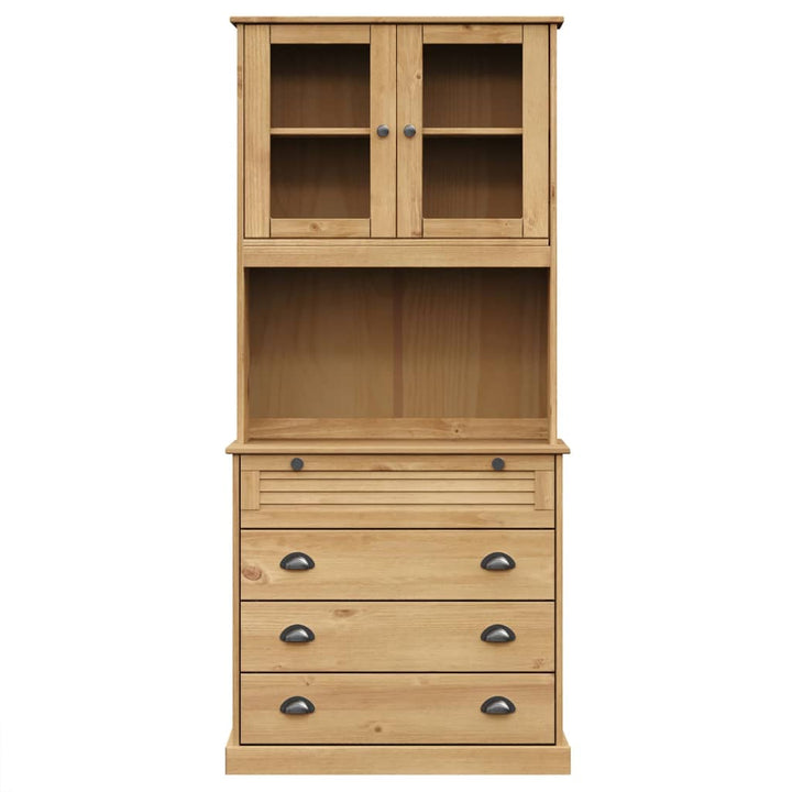 skænk VIGO 80x40x176 cm massivt fyrretræ