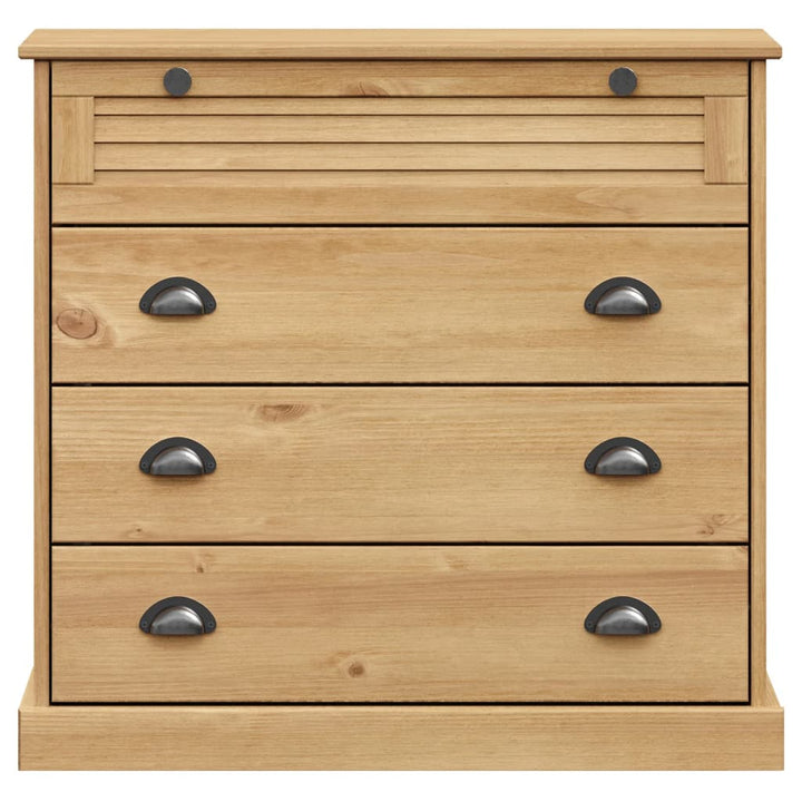 skænk VIGO 80x40x176 cm massivt fyrretræ