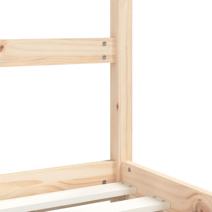 sengeramme til juniorseng 90x190 cm massivt fyrretræ