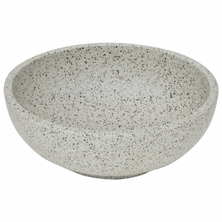 håndvask til bordplade Φ41x14 cm rund keramik grå