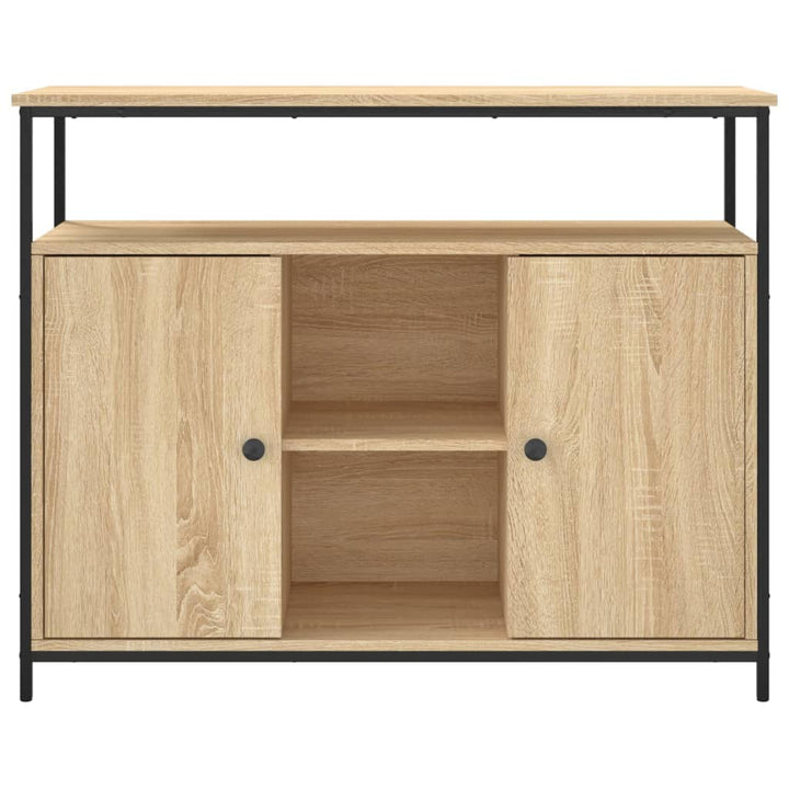 skænk Sonoma eg 100x35x80 cm konstrueret træ