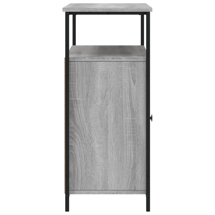 skænk 100x35x80 cm konstrueret træ grå sonoma-eg