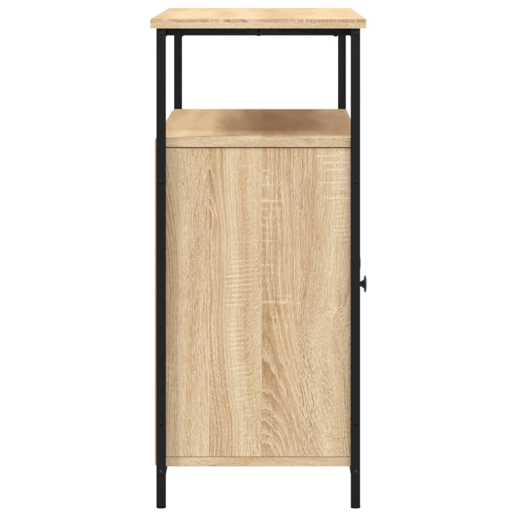 skænk 100x35x80 cm konstrueret træ sonoma-eg