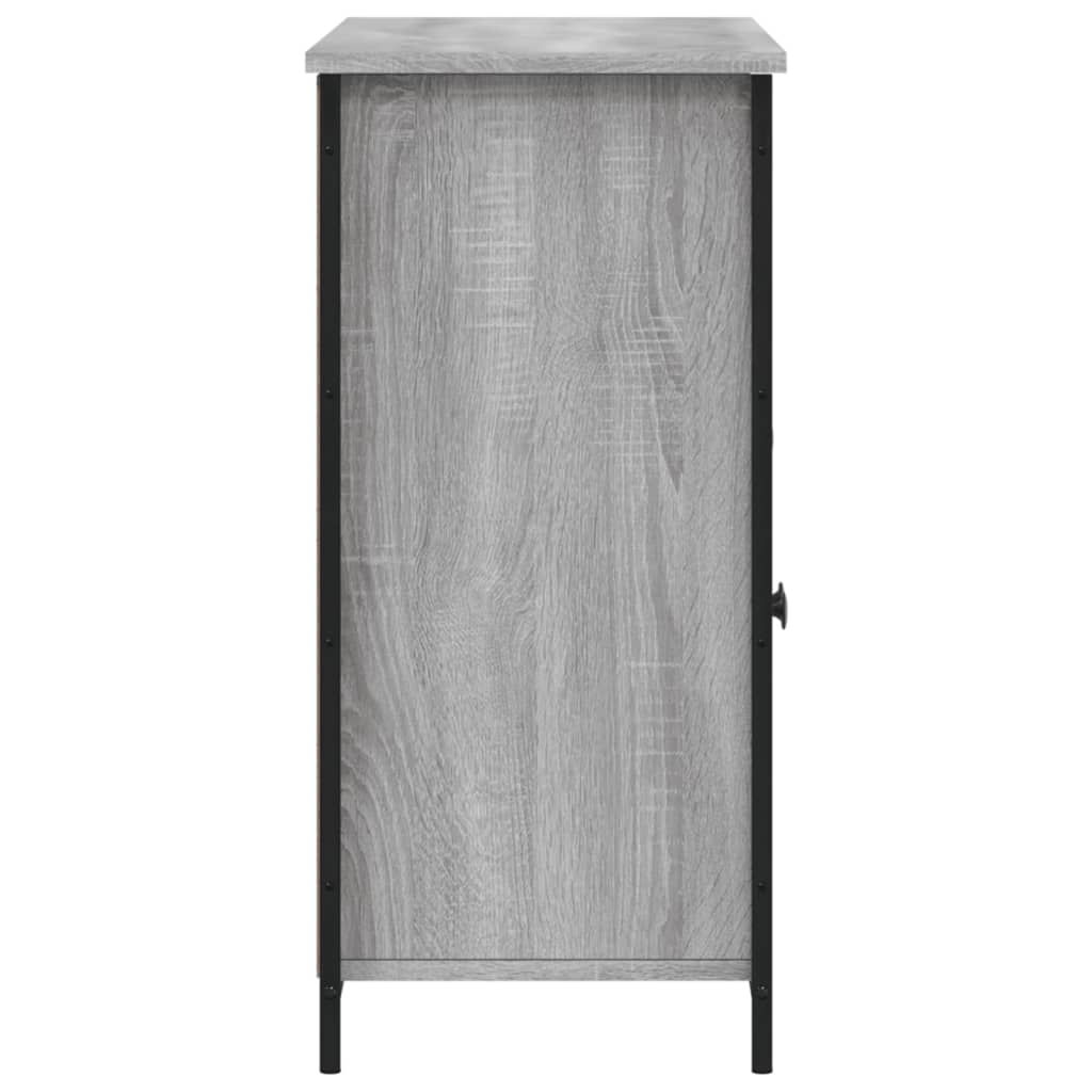 skænk 100x35x75 cm konstrueret træ grå sonoma-eg