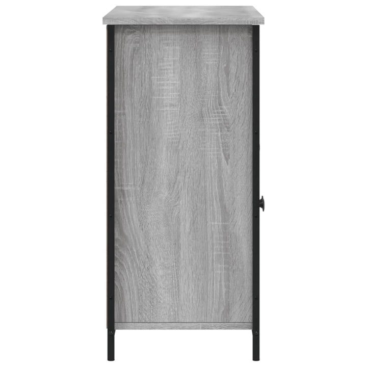 skænk 100x35x75 cm konstrueret træ grå sonoma-eg