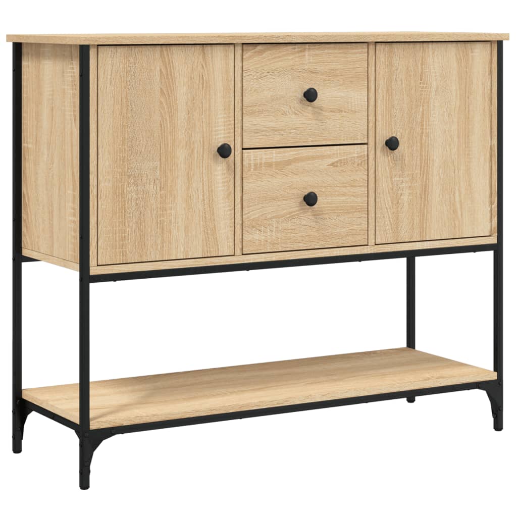 skænk 100x36x85 cm konstrueret træ sonoma-eg