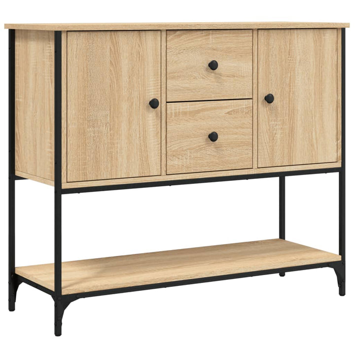skænk 100x36x85 cm konstrueret træ sonoma-eg