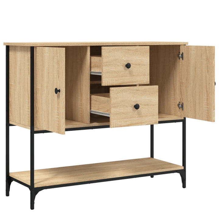 skænk 100x36x85 cm konstrueret træ sonoma-eg