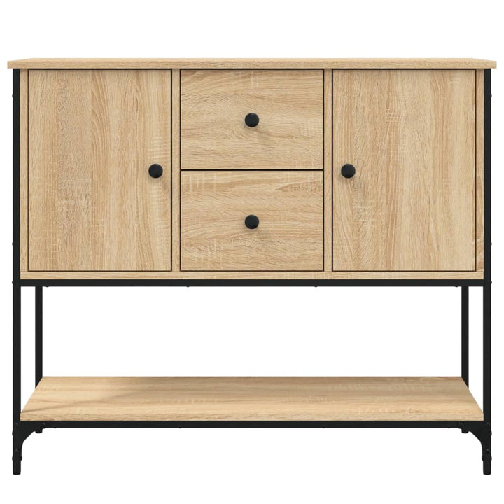 skænk 100x36x85 cm konstrueret træ sonoma-eg