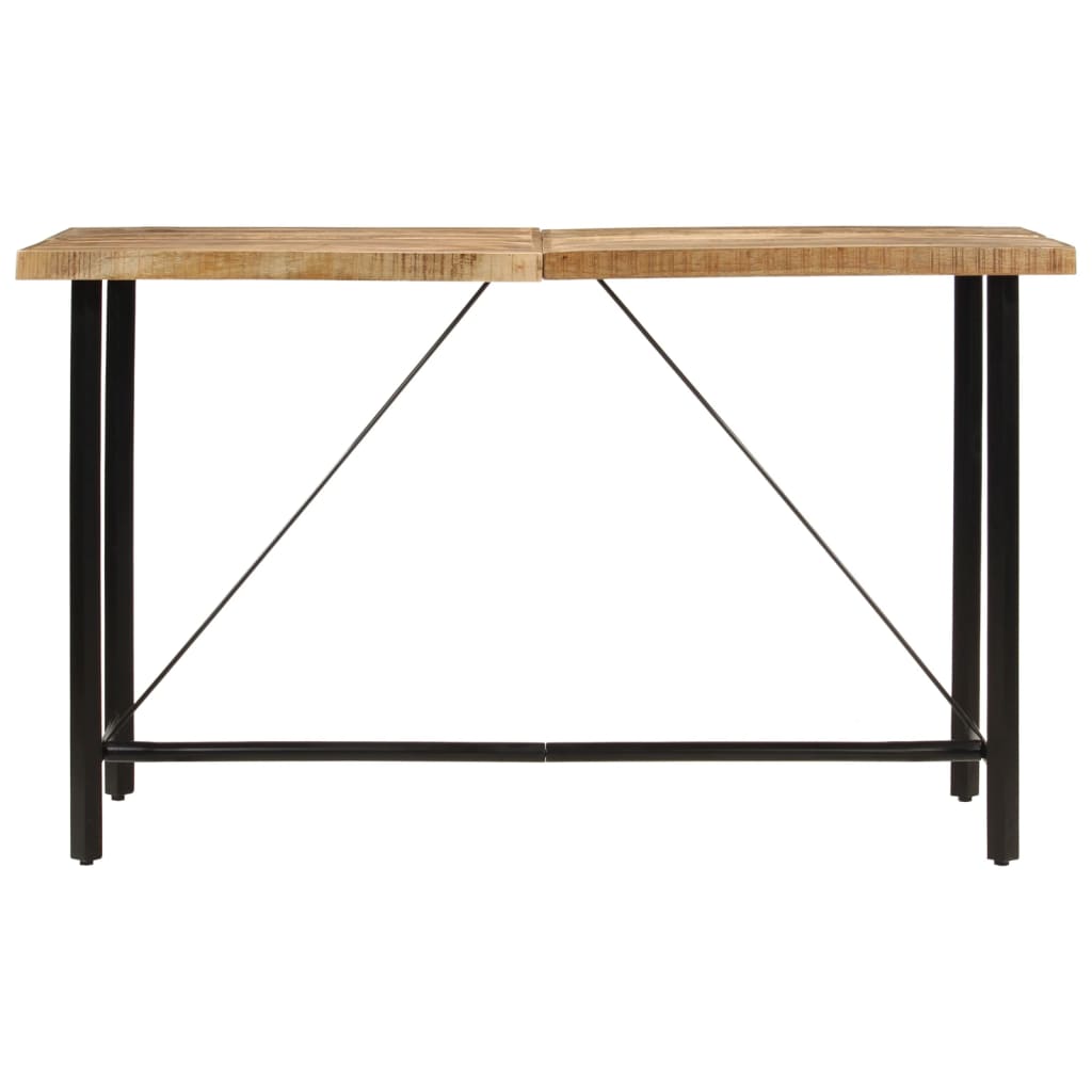 barbord 180x70x107 cm massivt mangotræ og jern