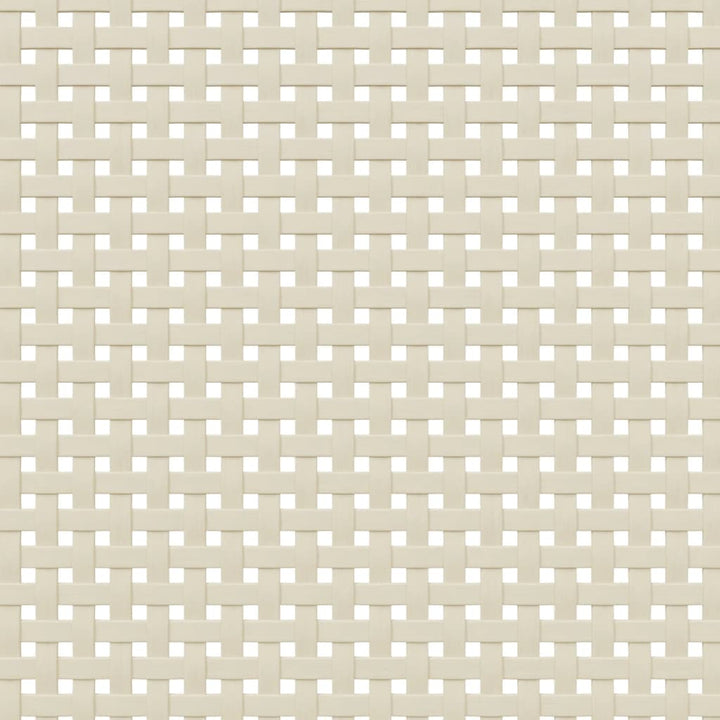 skænk SENJA 80x40x80 cm rattan-look massivt fyrretræ hvid