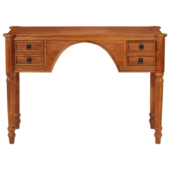 skrivebord med skuffer 110x50x76 cm massivt akacietræ