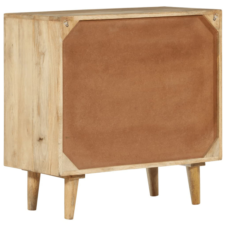 skuffeskab 70x35x70 cm massivt mangotræ
