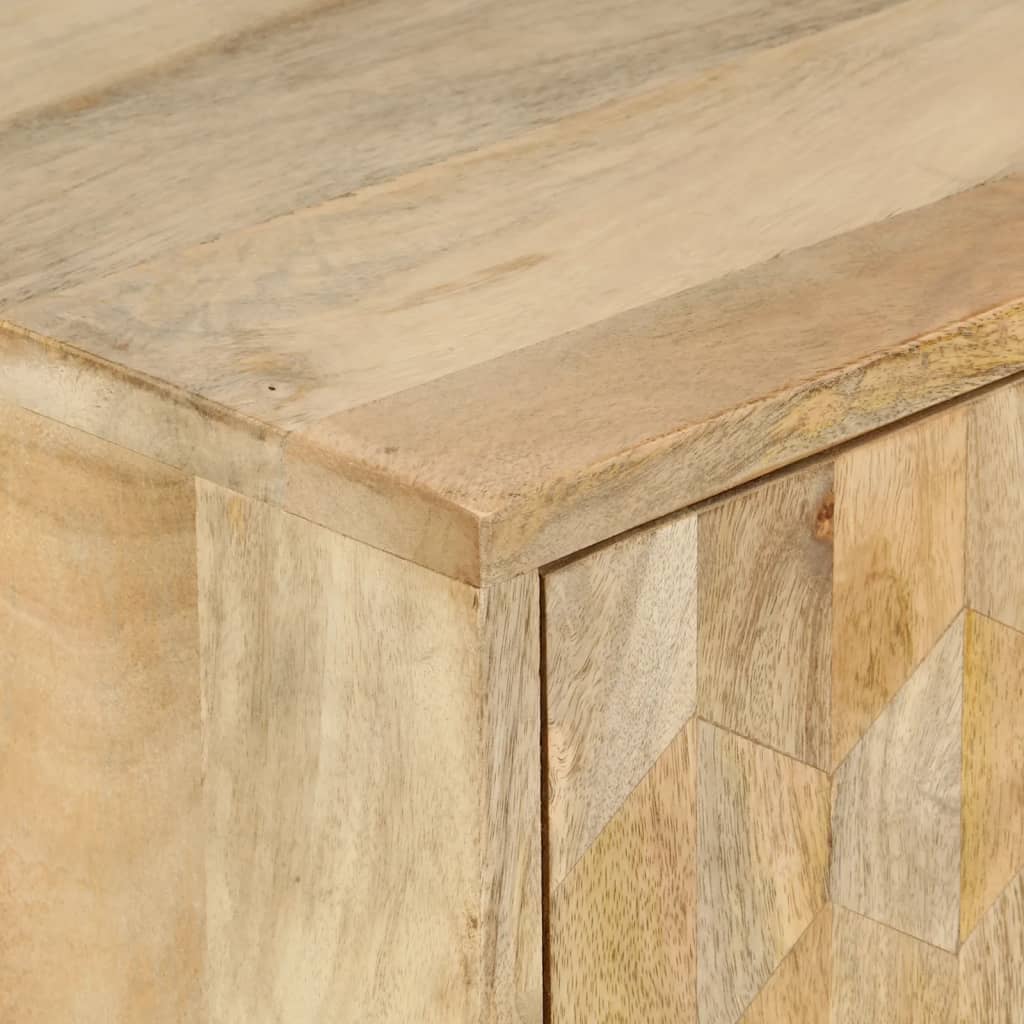 skuffeskab 70x35x70 cm massivt mangotræ
