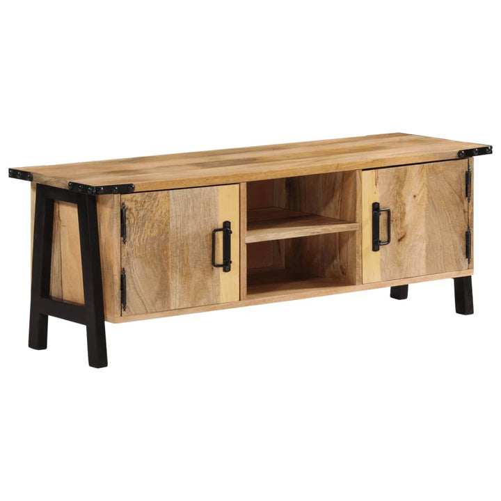 tv-bord 110x35x40 cm massivt mangotræ