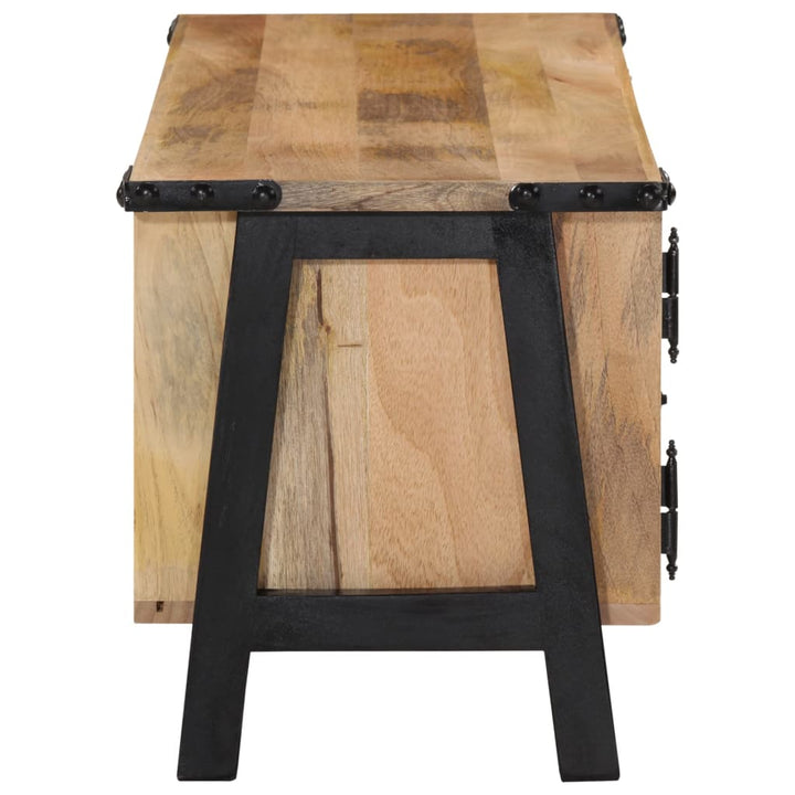 tv-bord 110x35x40 cm massivt mangotræ