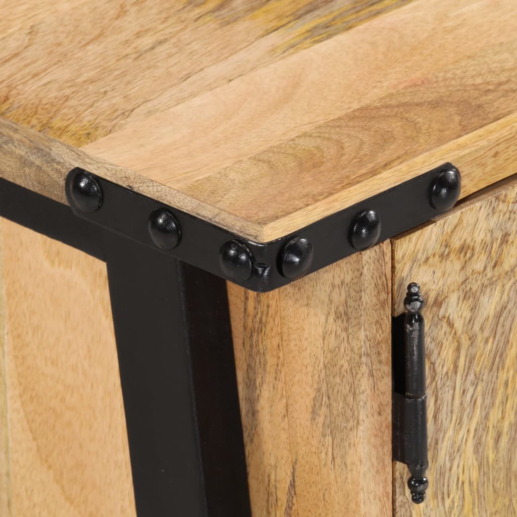 tv-bord 110x35x40 cm massivt mangotræ