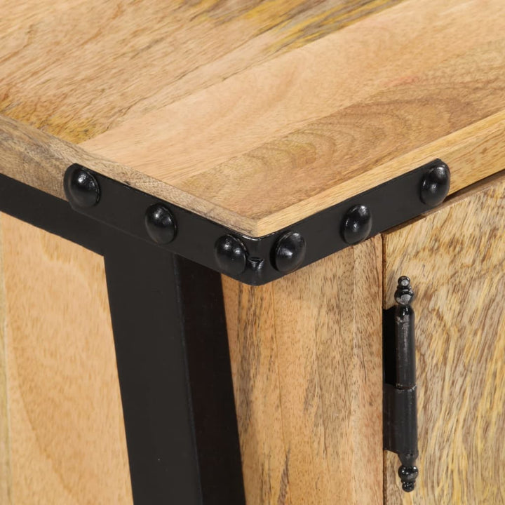 tv-bord 110x35x40 cm massivt mangotræ