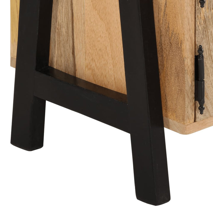 tv-bord 110x35x40 cm massivt mangotræ