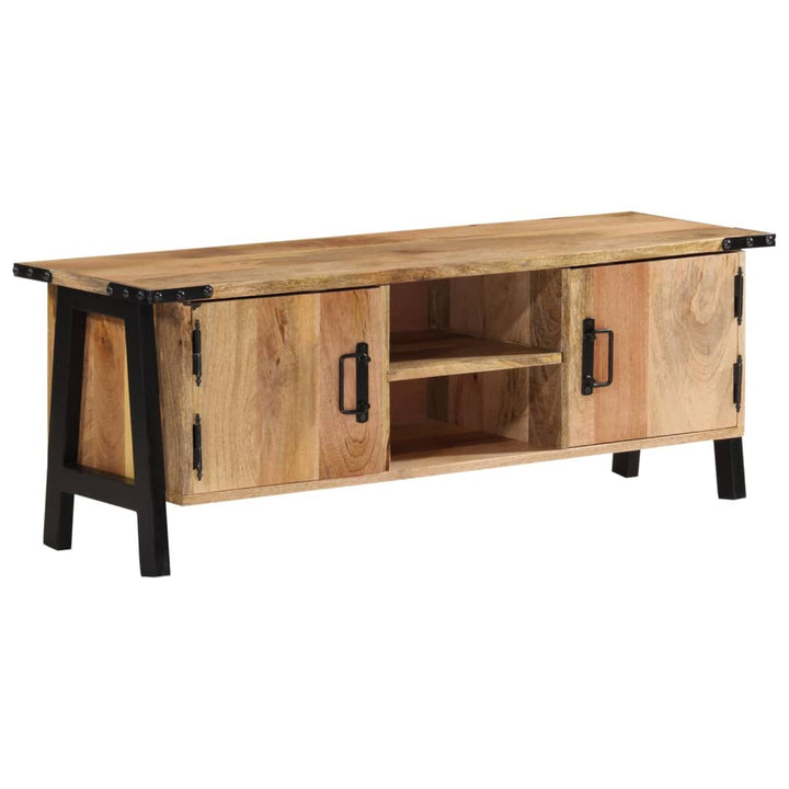 tv-bord 110x35x40 cm massivt mangotræ