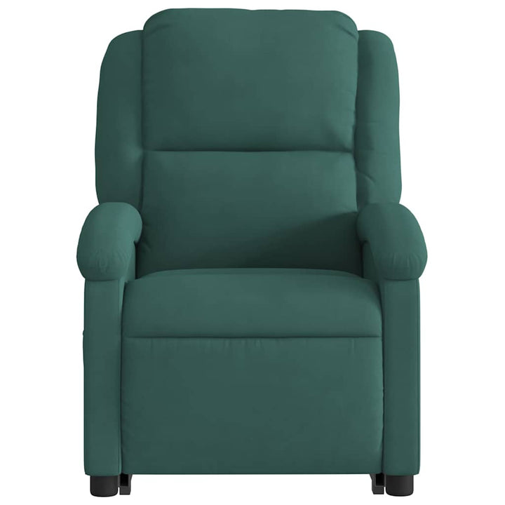 løftestol velour mørkegrøn