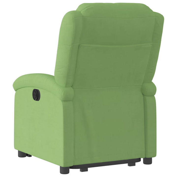 løftestol velour lysegrøn