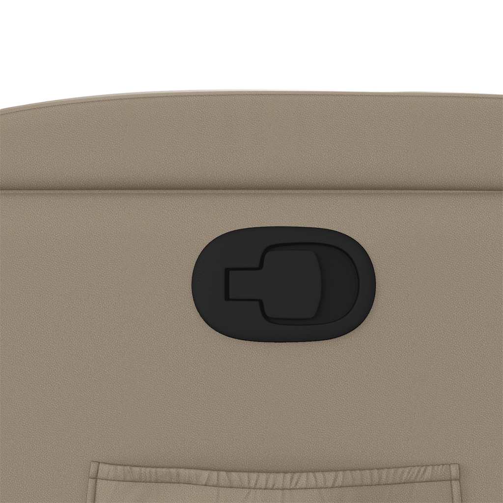 løftestol kunstlæder cappuccino