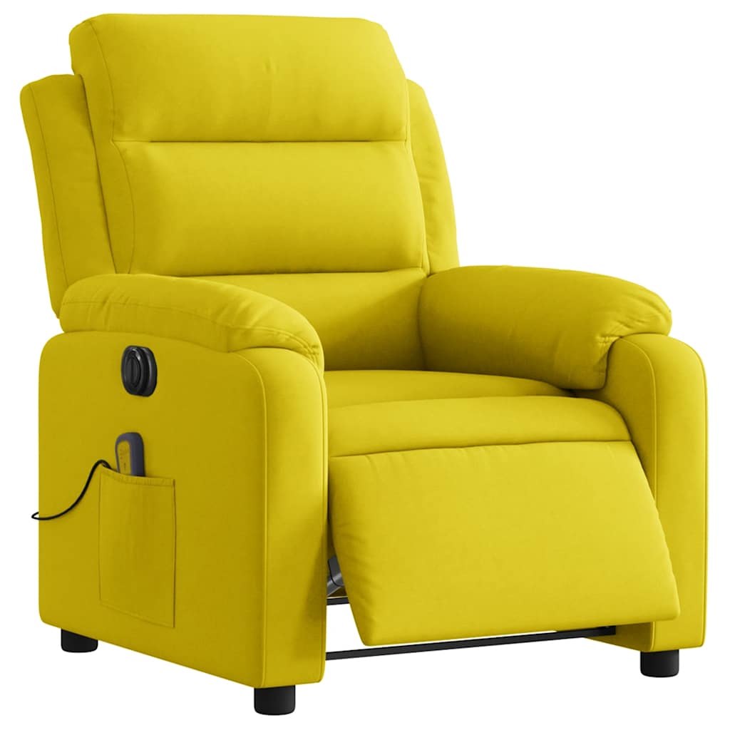 massagestol velour gul