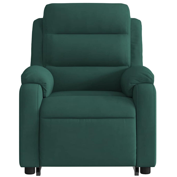 løftestol velour mørkegrøn