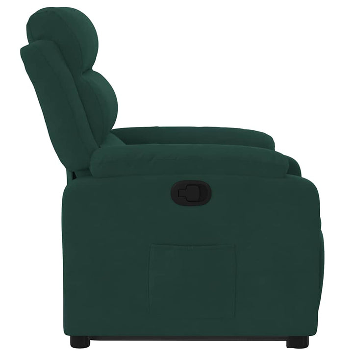 løftestol velour mørkegrøn