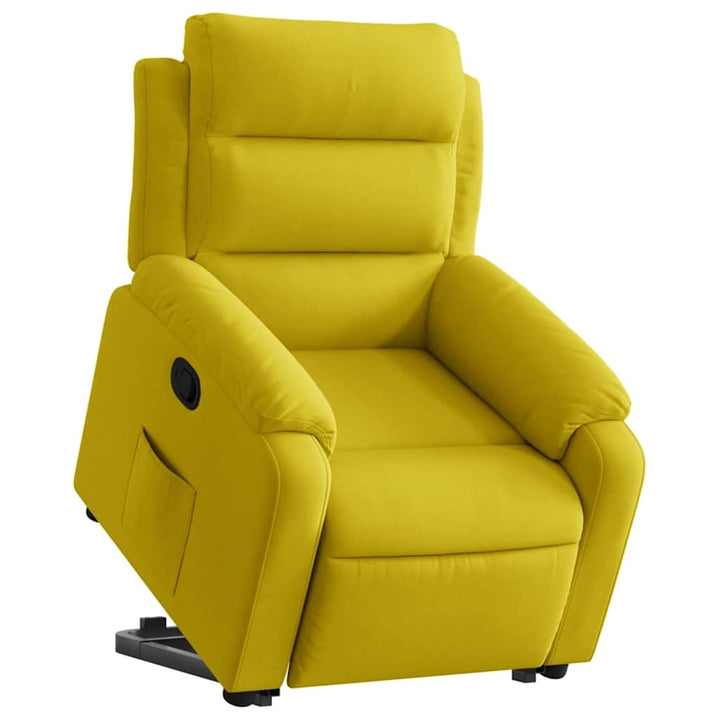 løftestol velour gul