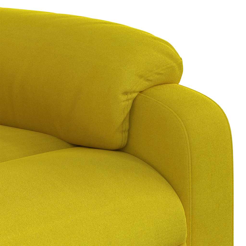 løftestol velour gul