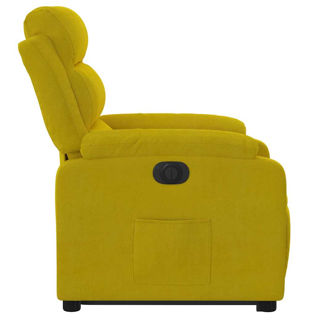 løftestol velour gul