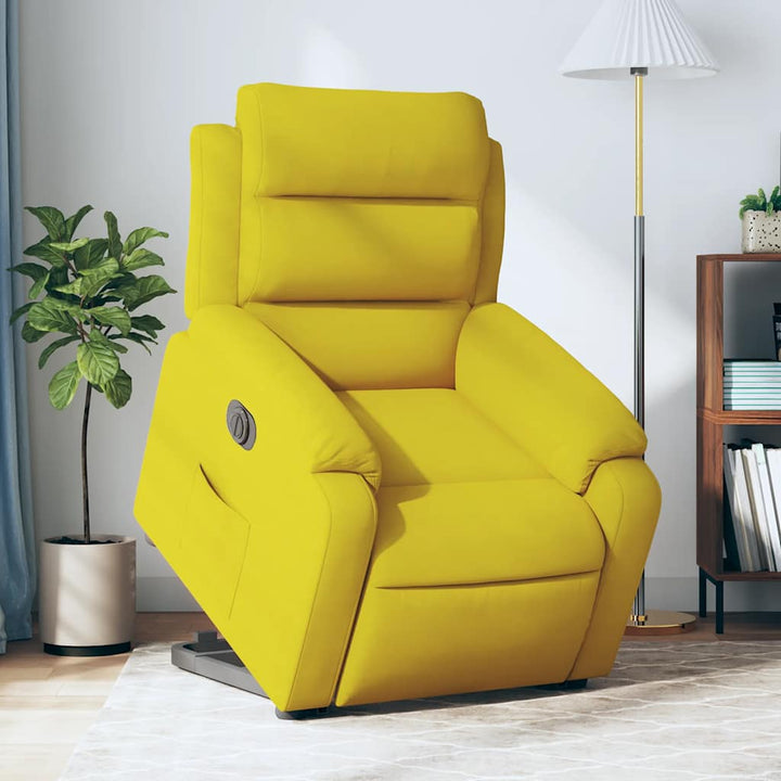 løftestol velour gul