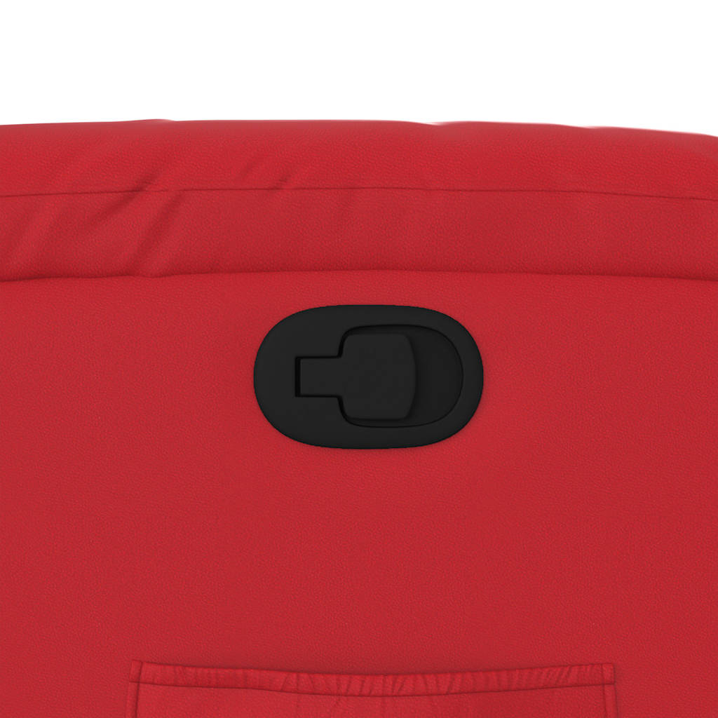 løftestol kunstlæder rød