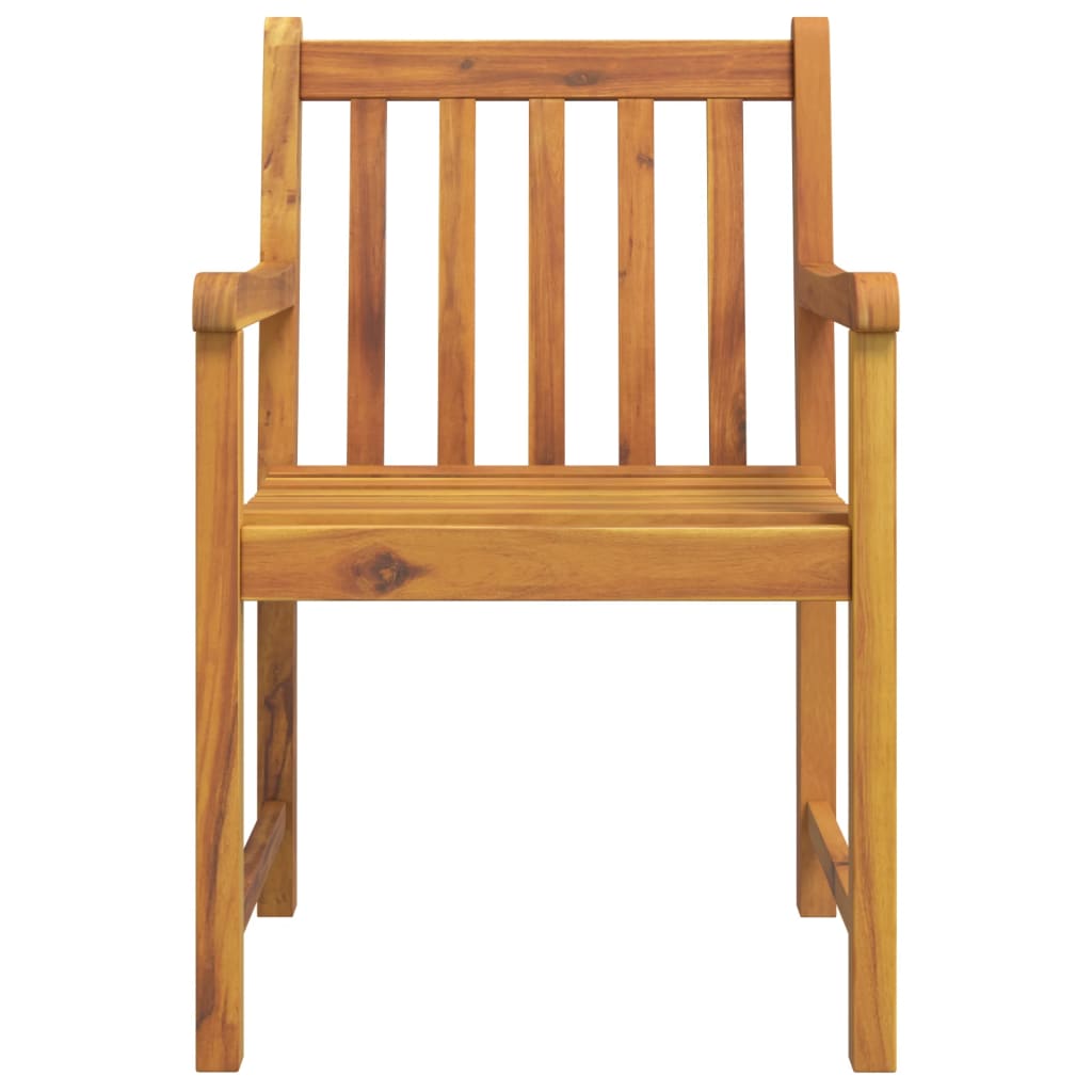 havestole 8 stk. 56x55,5x90 cm massivt akacietræ