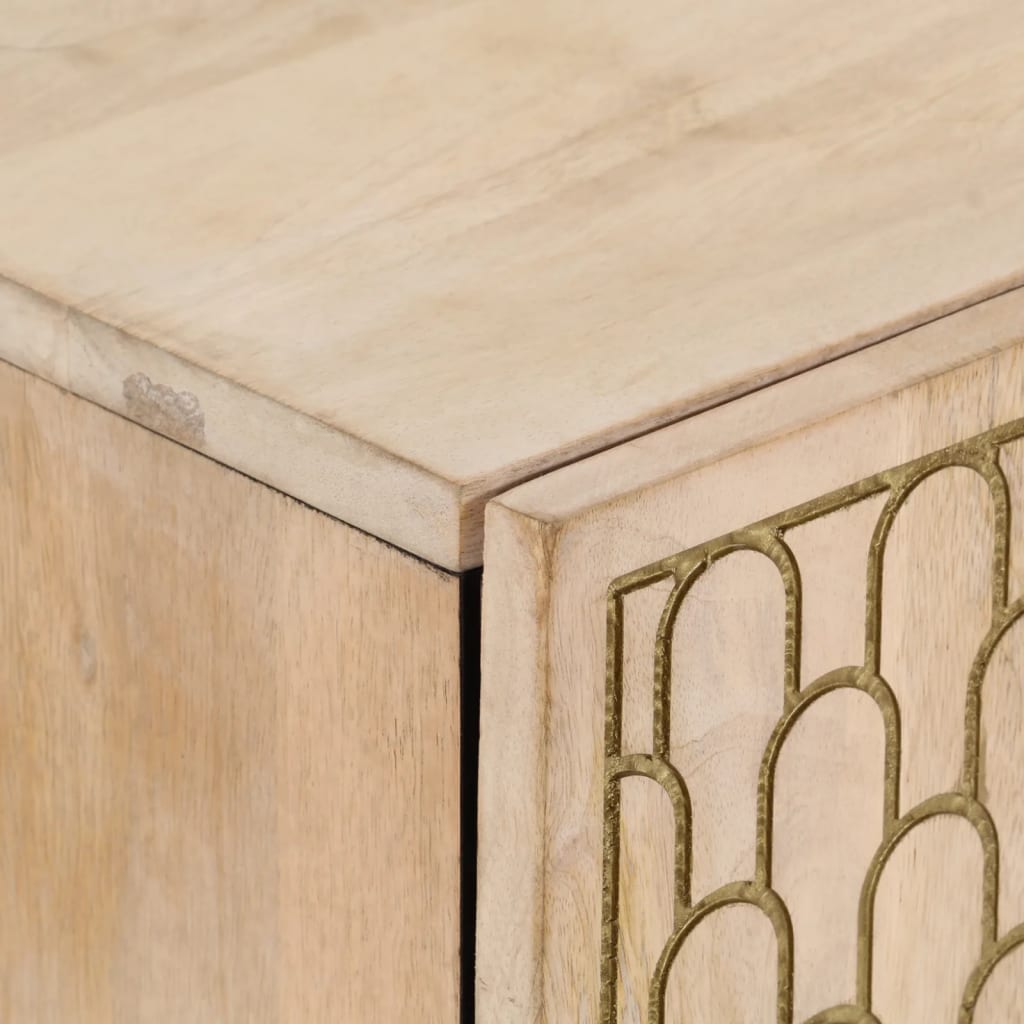 skabe 3 stk. 60x33x75 cm massivt mangotræ