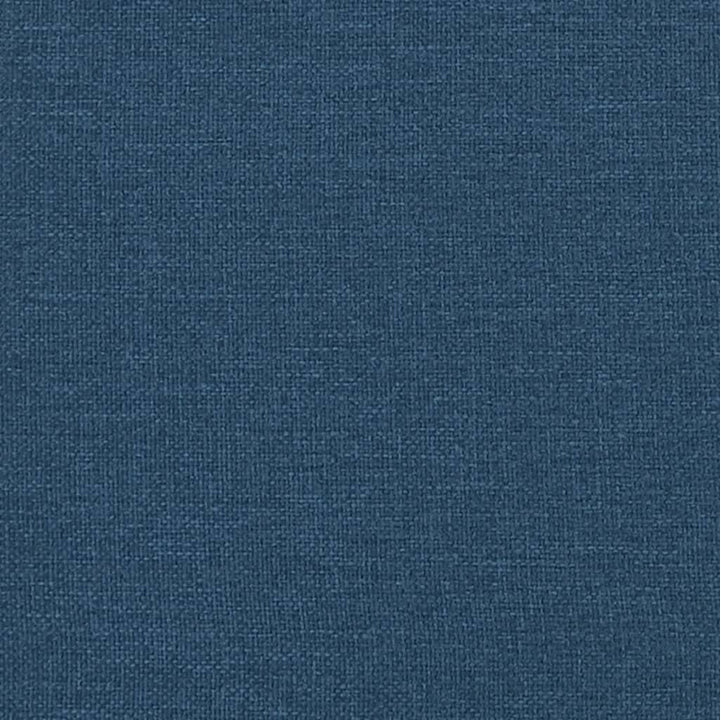 bænk med hynder 113x64,5x75,5 cm stof blå