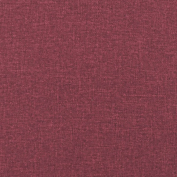 bænk med hynder 113x64,5x75,5 cm stof vinrød