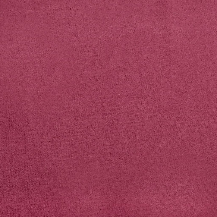 bænk med hynder 120,5x65x75 cm velour vinrød