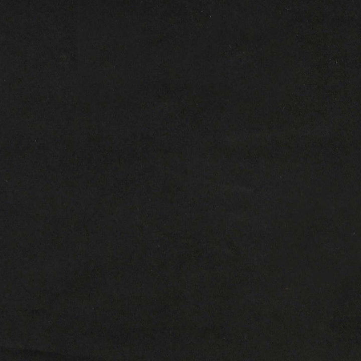 bænk med hynder sort 120,5x65x75 cm fløjl