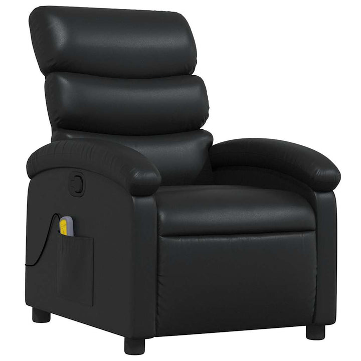 massagestol kunstlæder sort