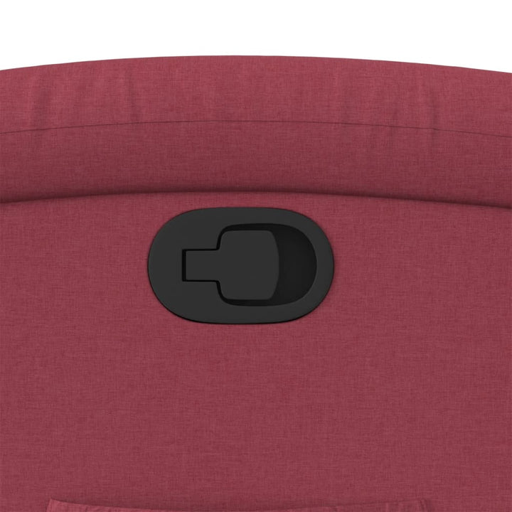 lænestol stof vinrød