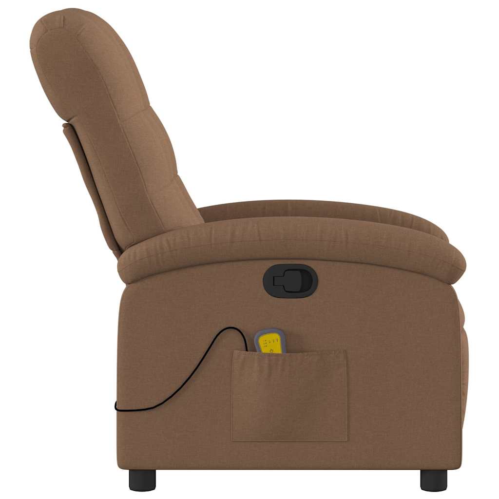 massagestol stof brun