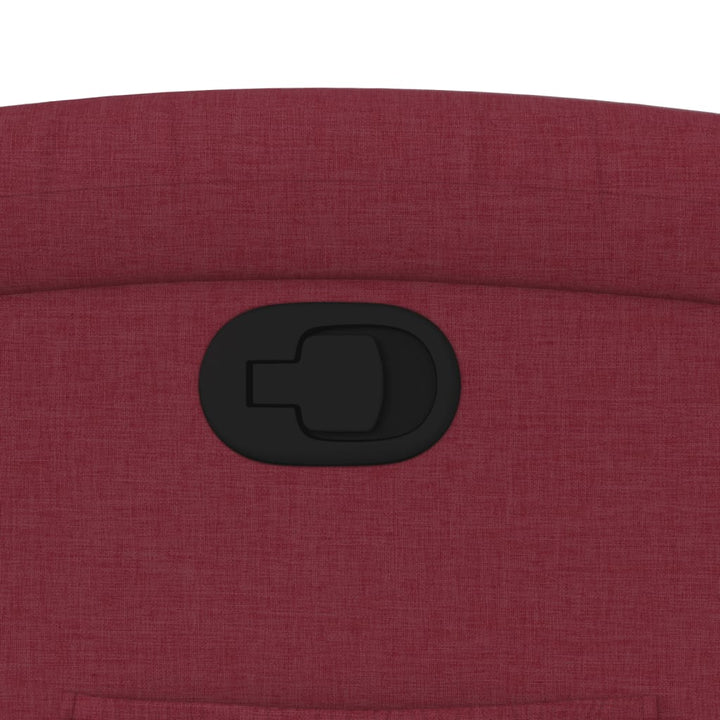 lænestol stof vinrød