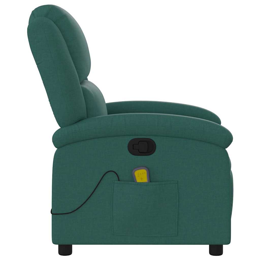 massagestol stof mørkegrøn