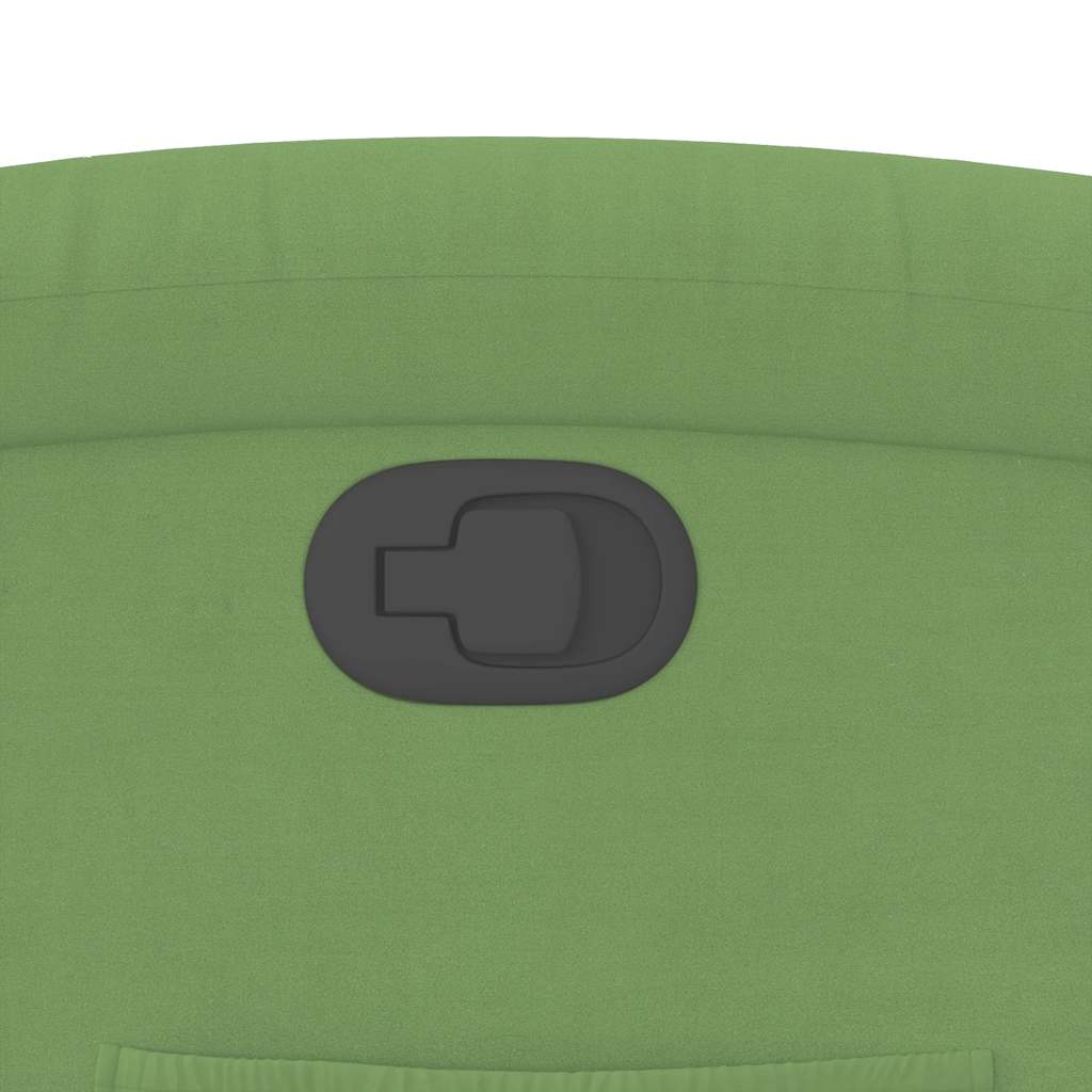 lænestol velour lysegrøn